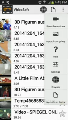 Video Safe android App screenshot 7